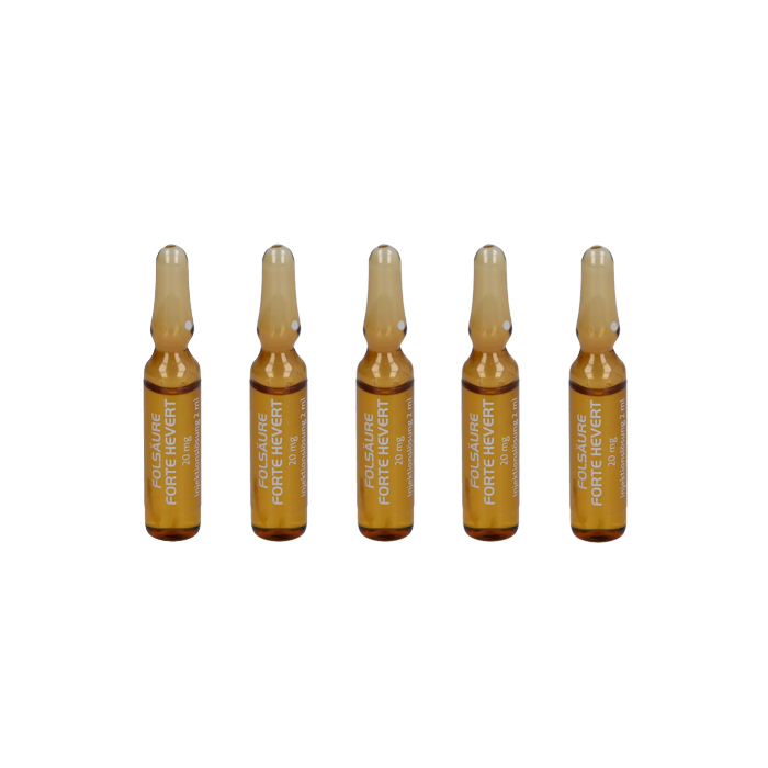 5x Vitamin B9 Folic Acid 20mg/2ml Ampoules